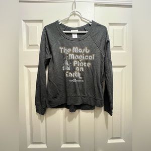 Disney Parks Women's The Most Magical Place On Earth Crew Neck Sweatshirt Sz S